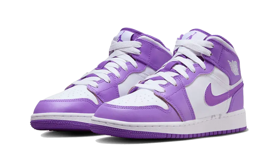 Air Jordan 1 Mid Purple Venom (GS)