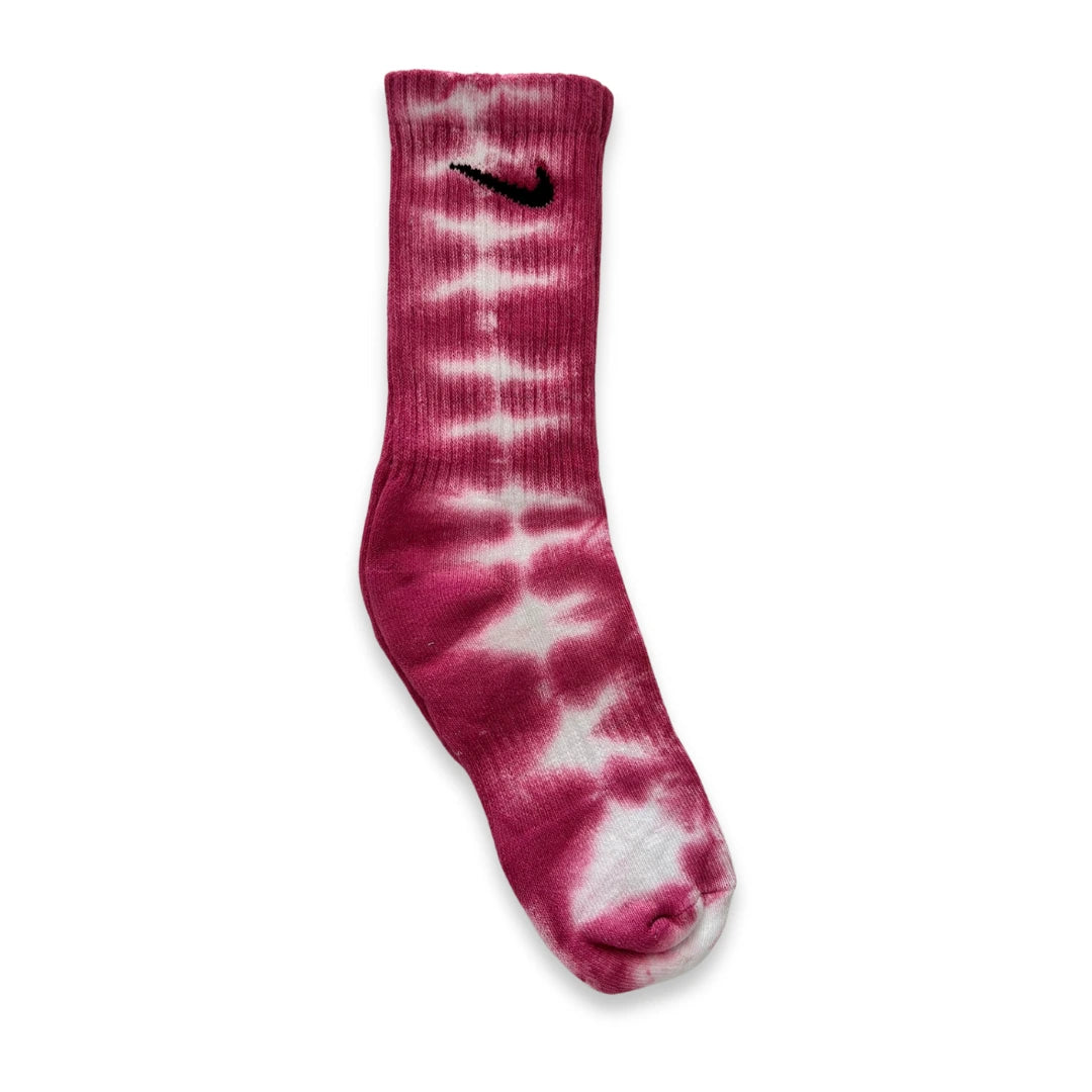 Nike Tie Dye Socks Cherry Pink - M