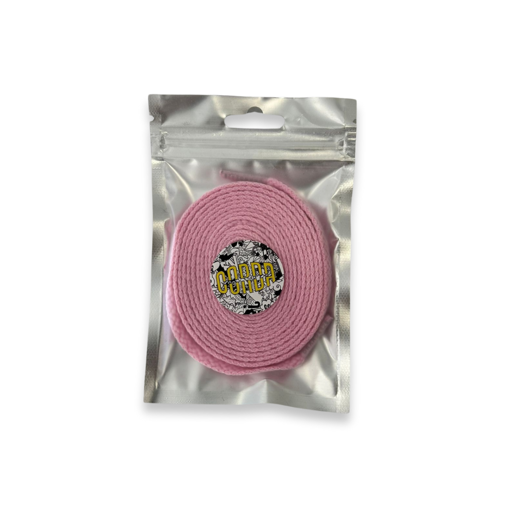 Corda - Lacci Flat Rosa Per Sneakers