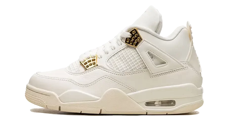 Air Jordan 4 Sail Metallic Gold (Donna)