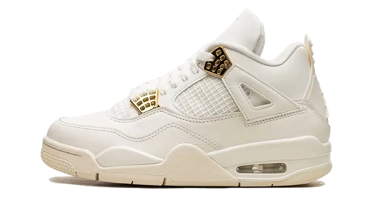 Air Jordan 4 Sail Metallic Gold (Donna)